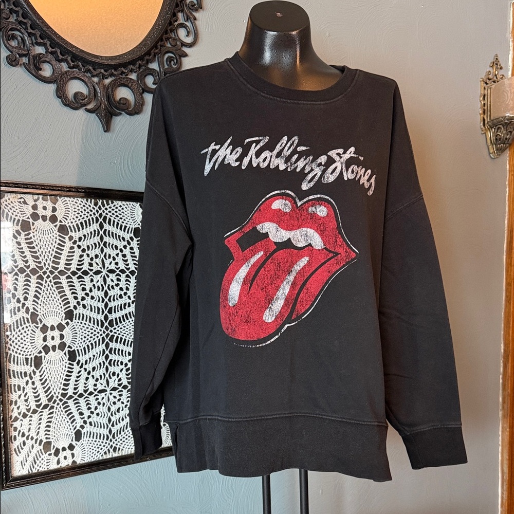 The Rolling Stones Black and Red Sweatshirt